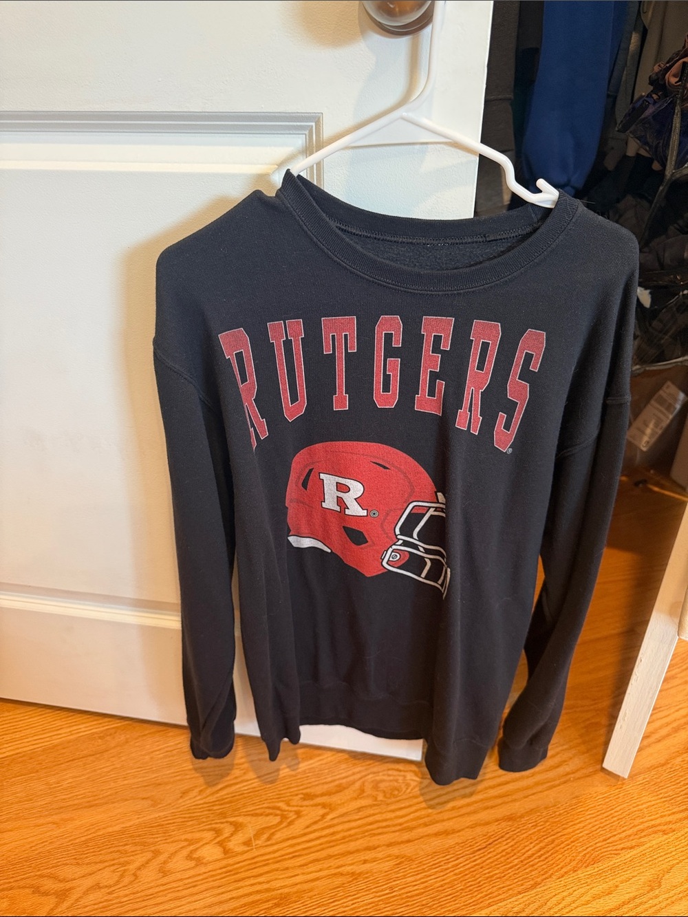 Rutgers football crewneck medium